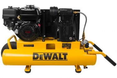 DEWALT 8-Gallon Portable Gas Powered Air Compressor - 150 PSI Heavy-Duty (TOOLSEQUIP)